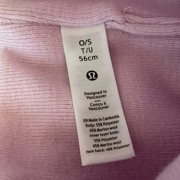 Lululemon Pinkish Beanie - Picture 3 of 3